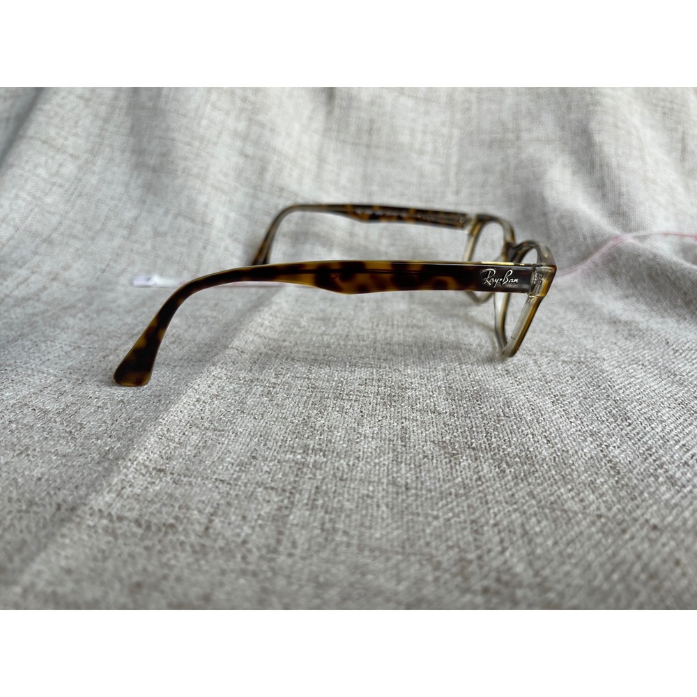 Ray-Ban RB 5286 5082 Tortoise Havana Rectangular Eyeglasses Frames 51-18 135 - Picture 5 of 10